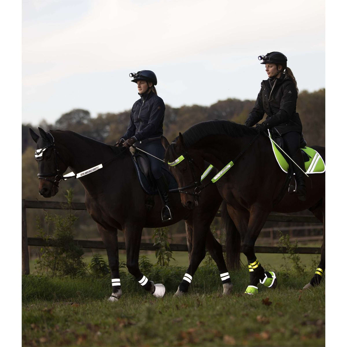 Waldhausen Conjunto de Brida Reflex 3 Piezas Amarillo Neon