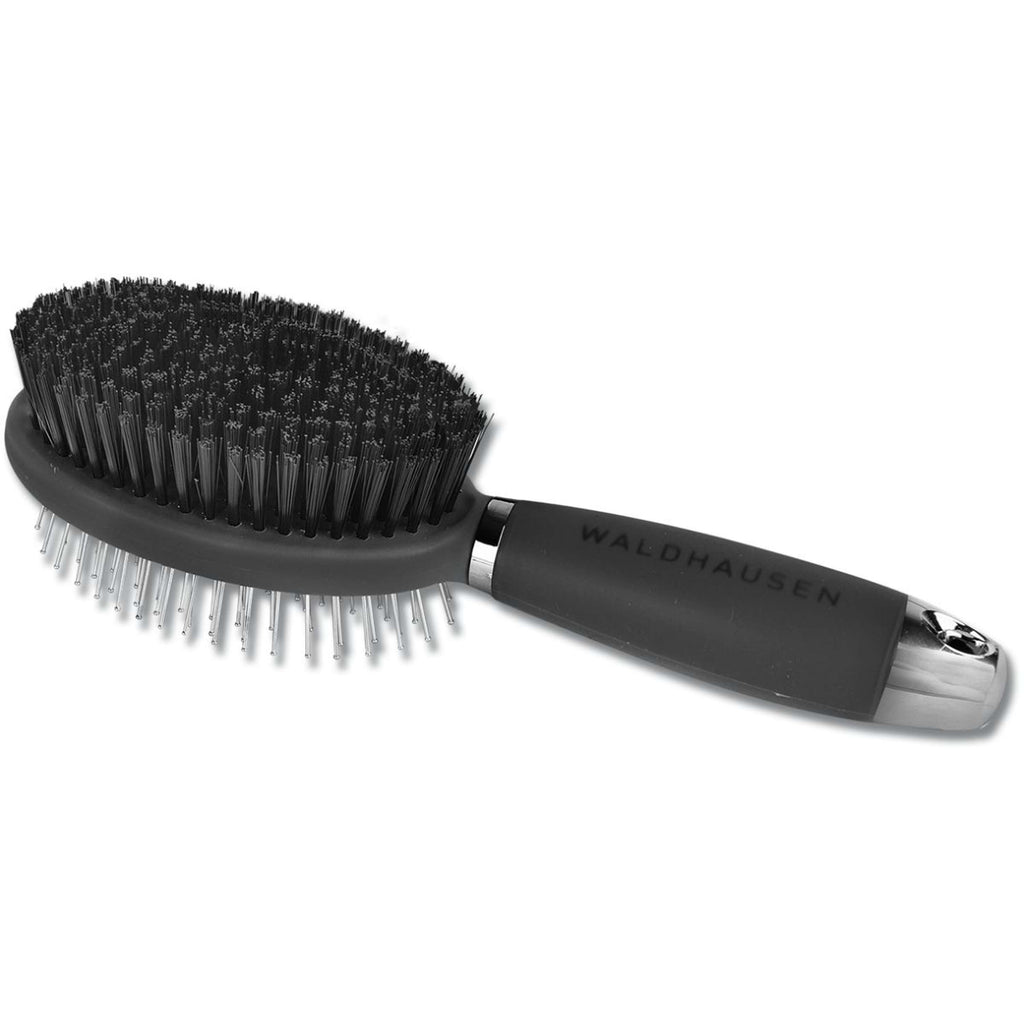 Waldhausen Cepillo para Crin y Cola con Empuñadura de Gel Negro