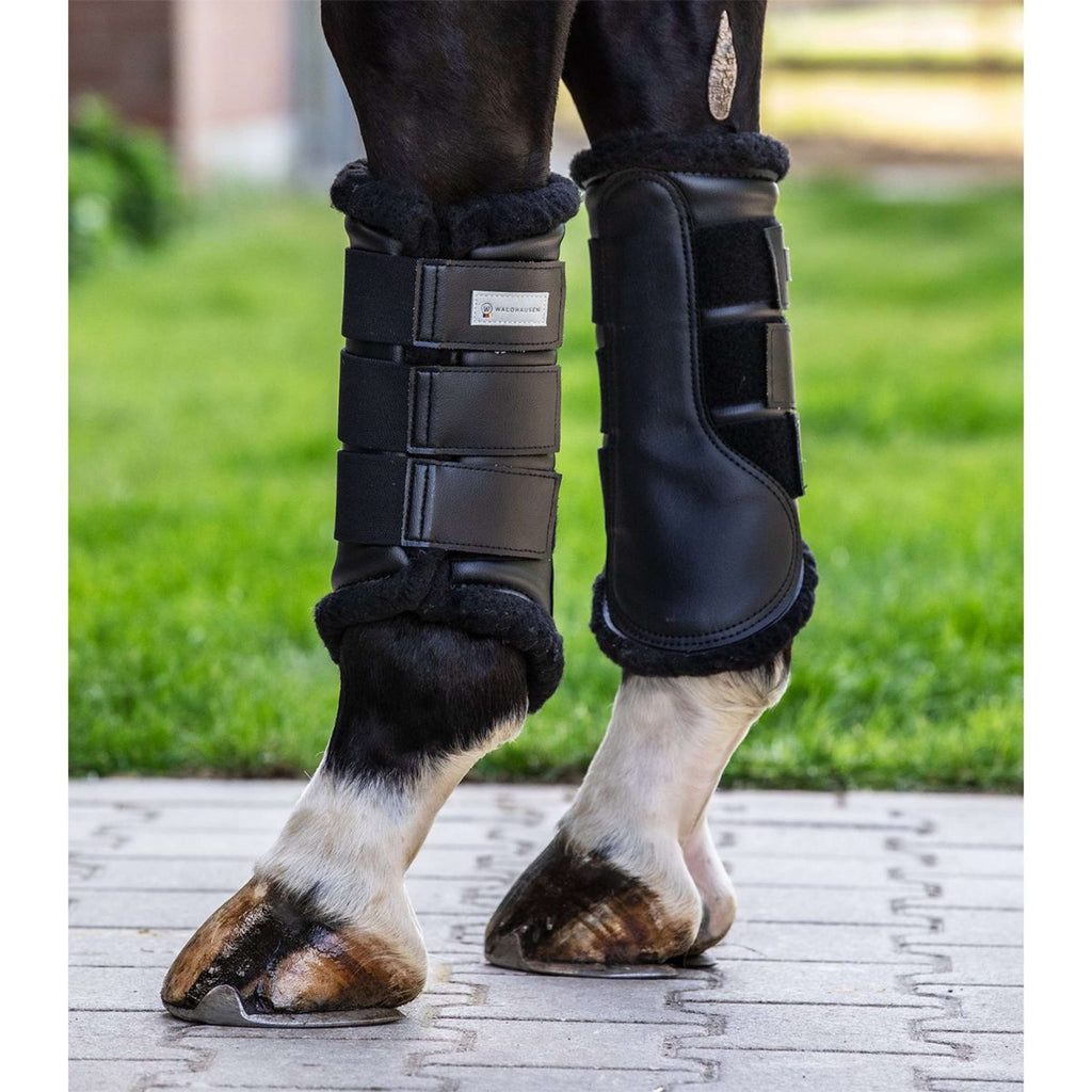 Waldhausen Protectores de piernas Soft Doma Negro