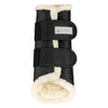 Waldhausen Protectores de piernas Comfort Negro/Naturaleza