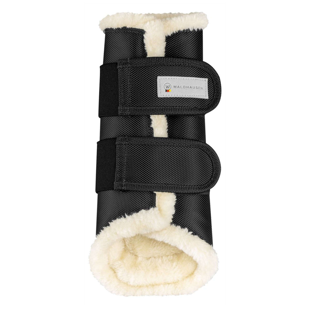 Waldhausen Protectores de piernas Comfort Negro/Naturaleza