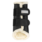Waldhausen Protectores de piernas Comfort Negro/Naturaleza