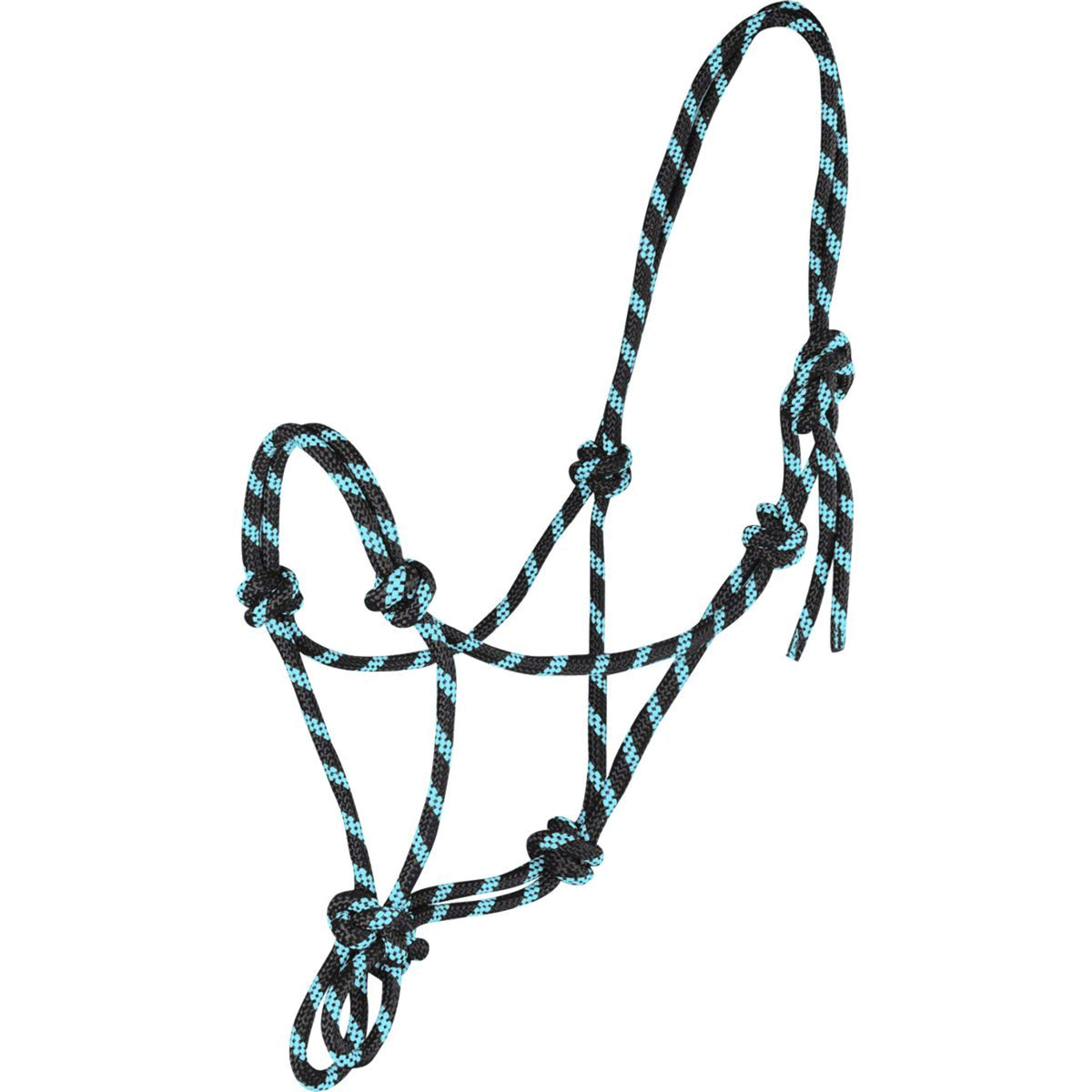 Waldhausen Cabezada de Cuerda Negro/Menta