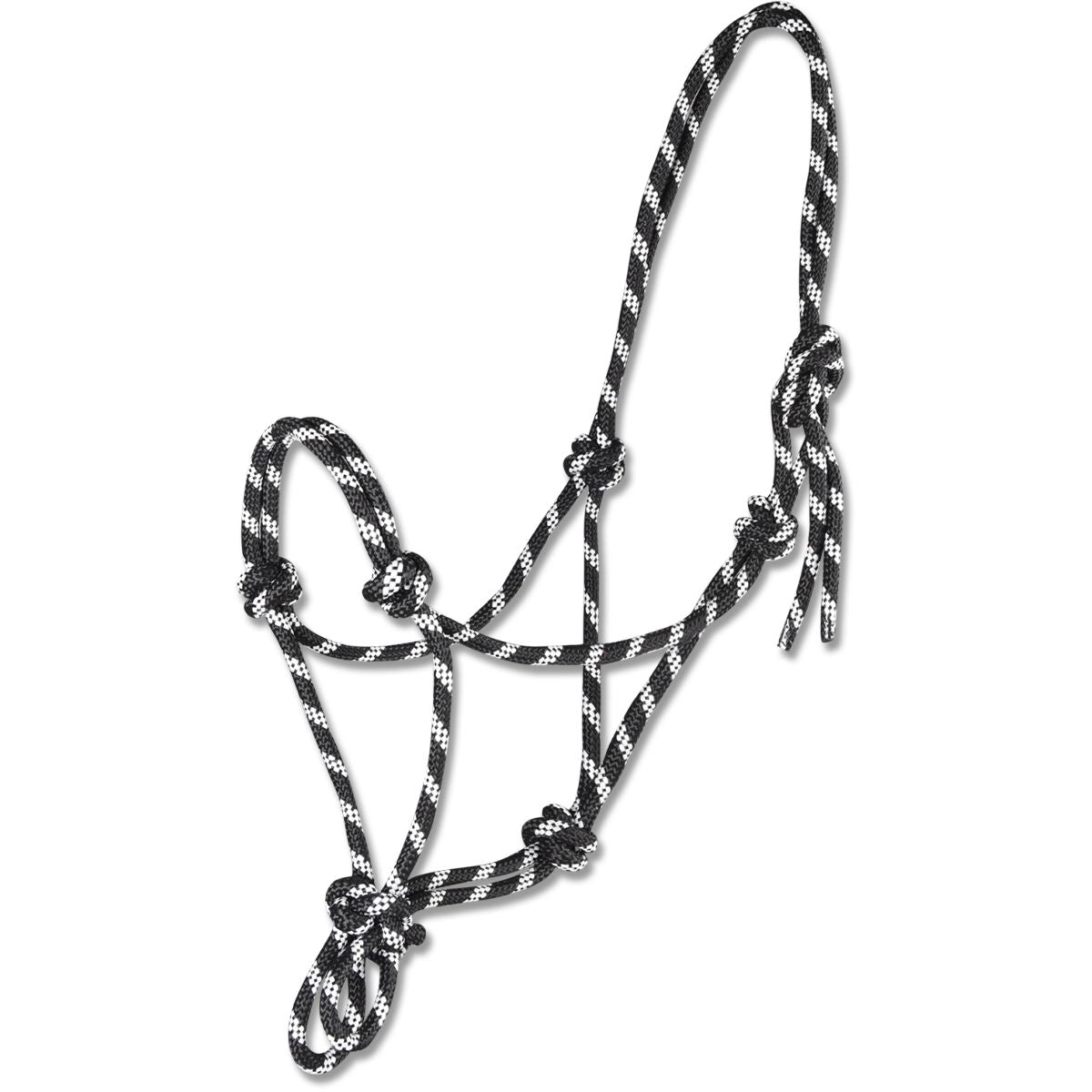 Waldhausen Cabezada de Cuerda Negro/Blanco