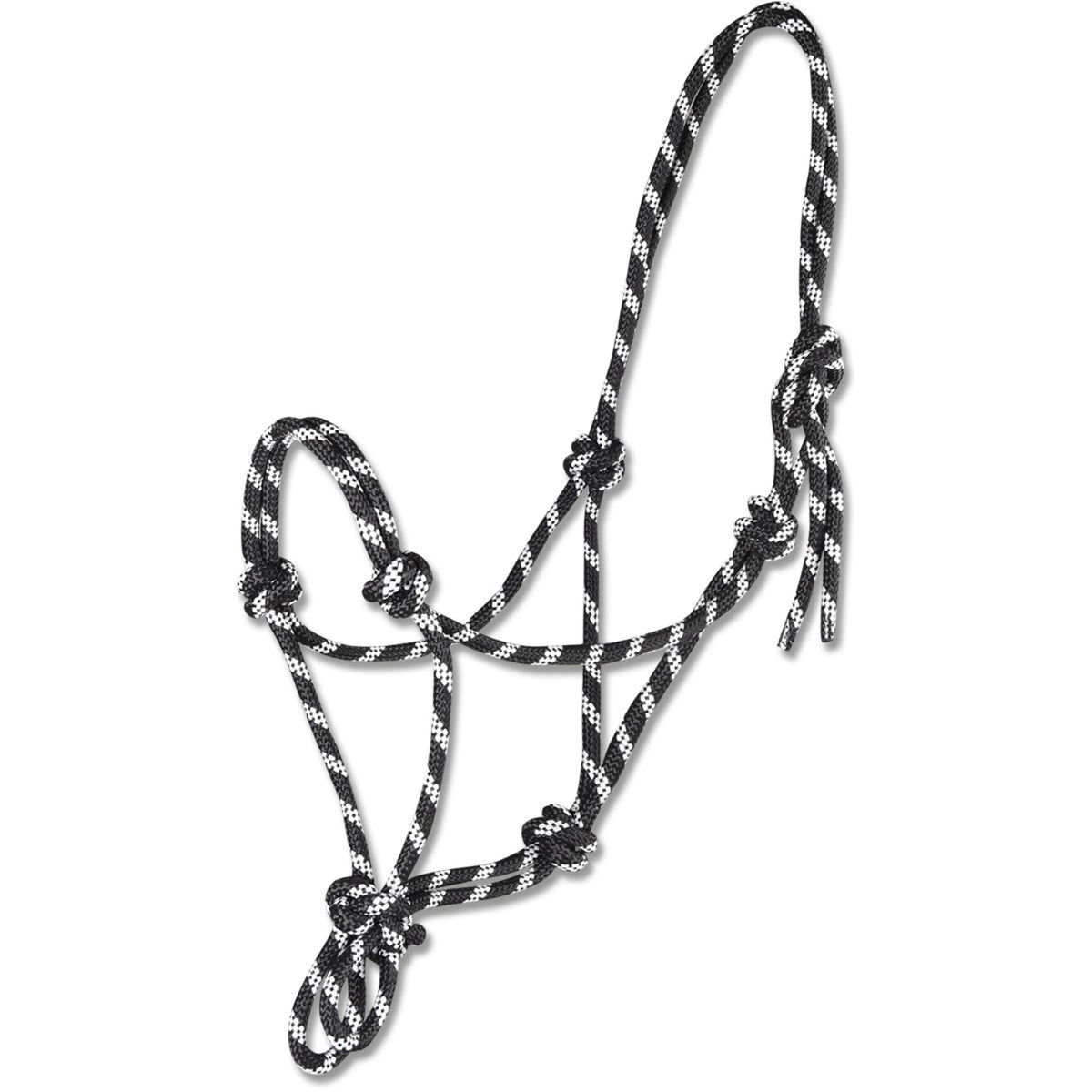 Waldhausen Cabezada de Cuerda Negro/Blanco