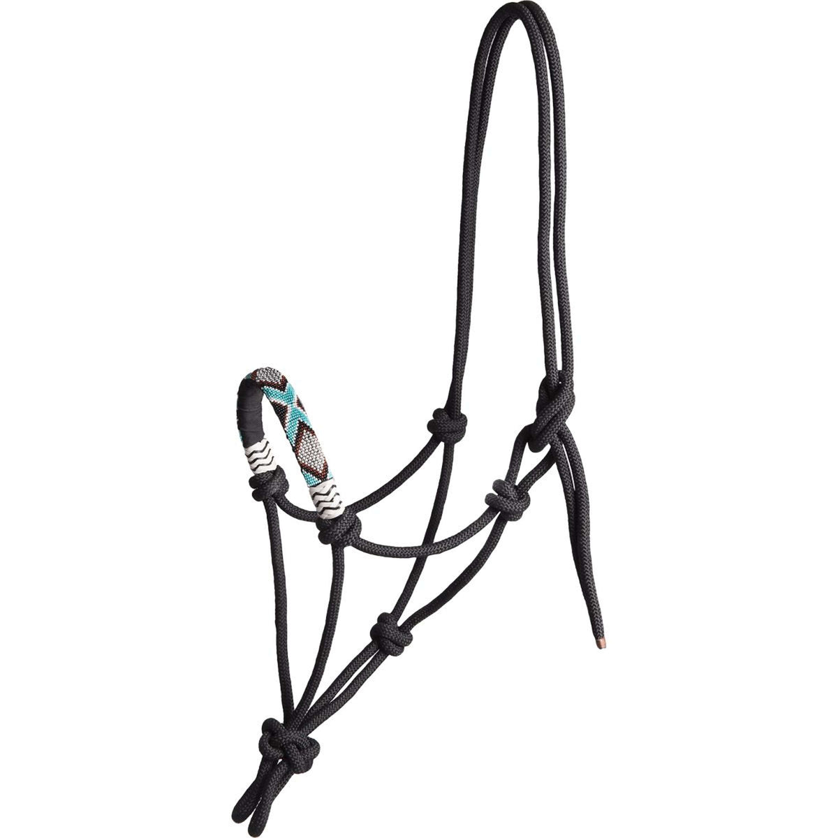 Waldhausen Cabezada de Cuerda Pearls Negro