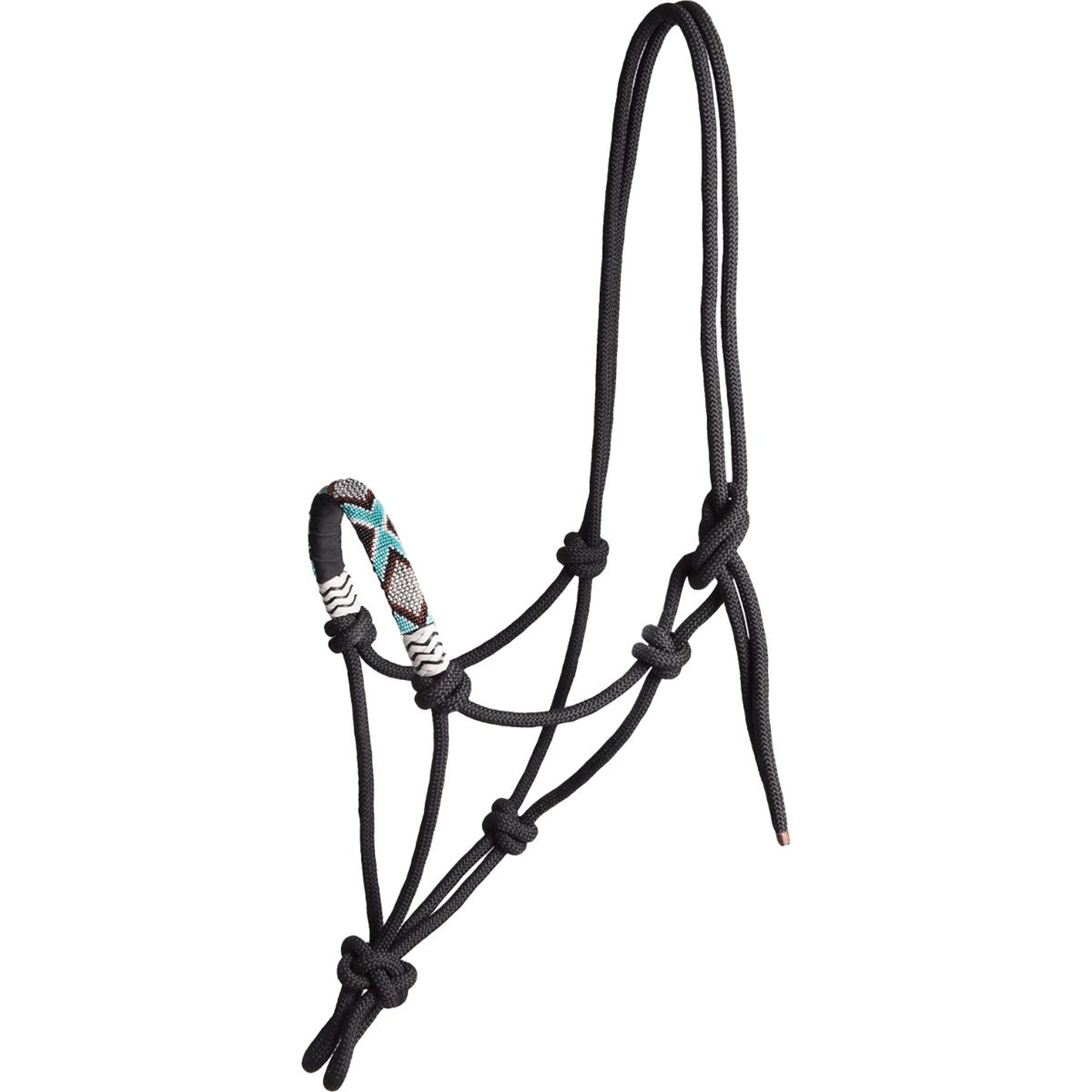 Waldhausen Cabezada de Cuerda Pearls Negro