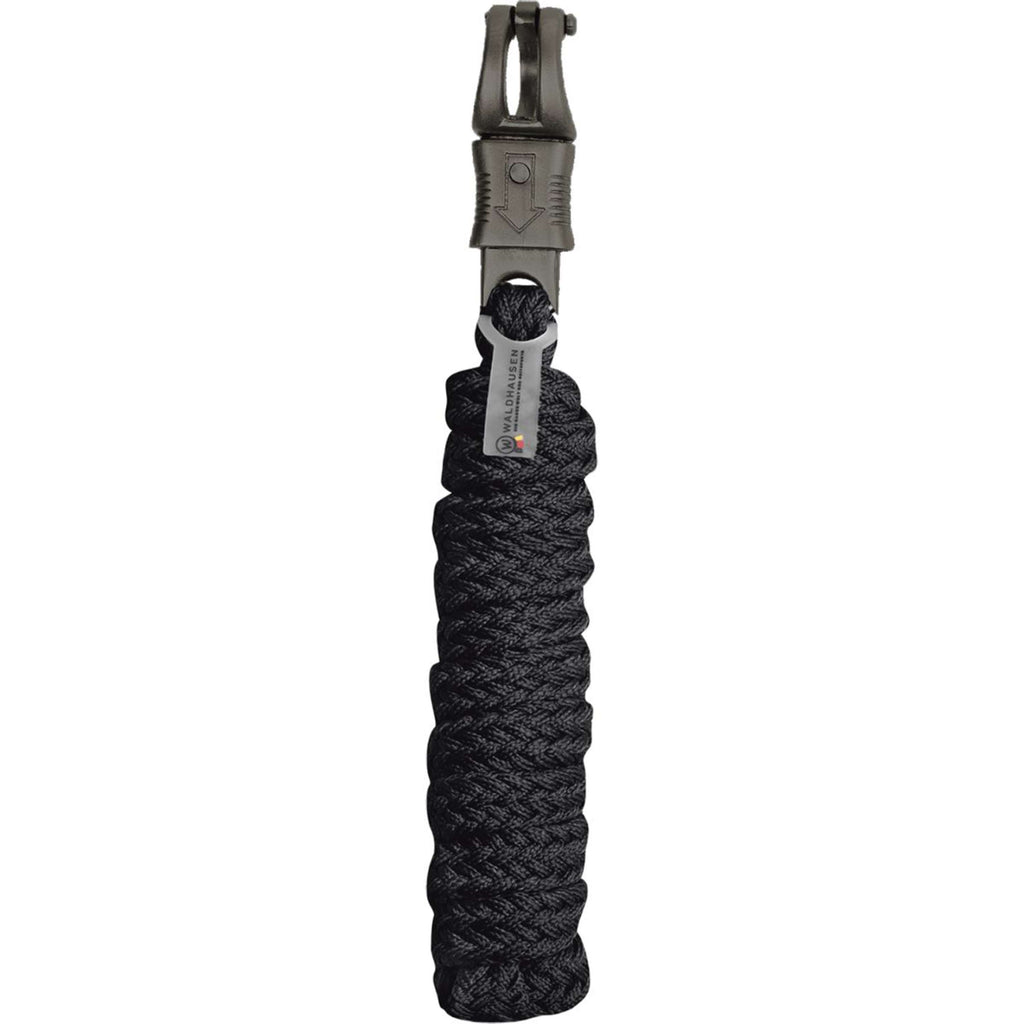 Waldhausen Cuerda de Cabestro Gloomy con Mosquetón de Pánico Negro