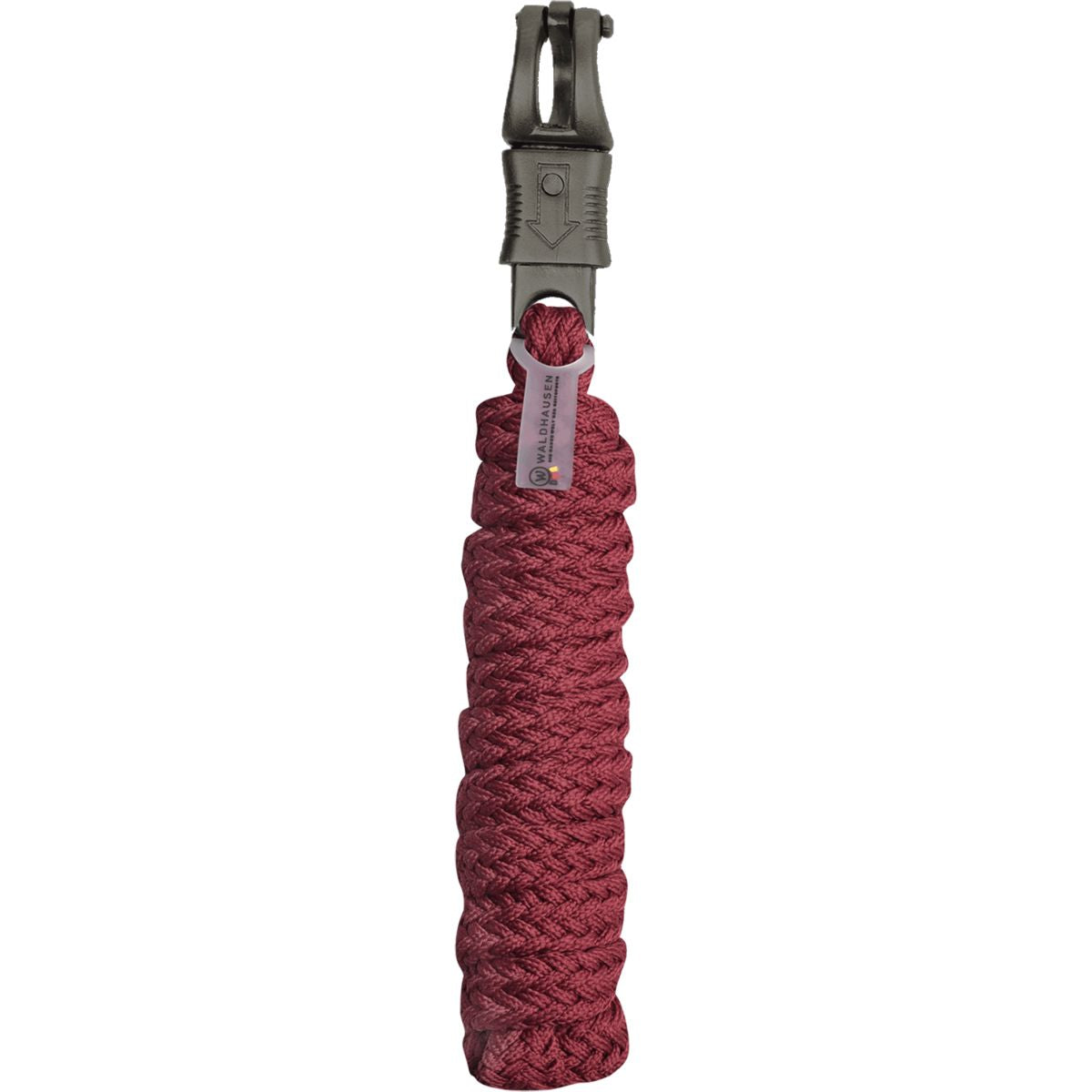 Waldhausen Cuerda de Cabestro Gloomy con Mosquetón de Pánico Burdeos