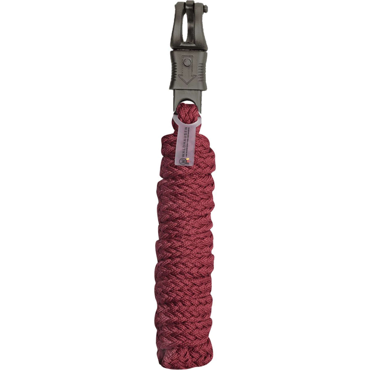 Waldhausen Cuerda de Cabestro Gloomy con Mosquetón de Pánico Burdeos