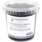 Waldhausen Elásticos para Crines en Cubo Negro