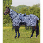 Waldhausen Manta antimoscas para montar Zebra con Flecos Zebra