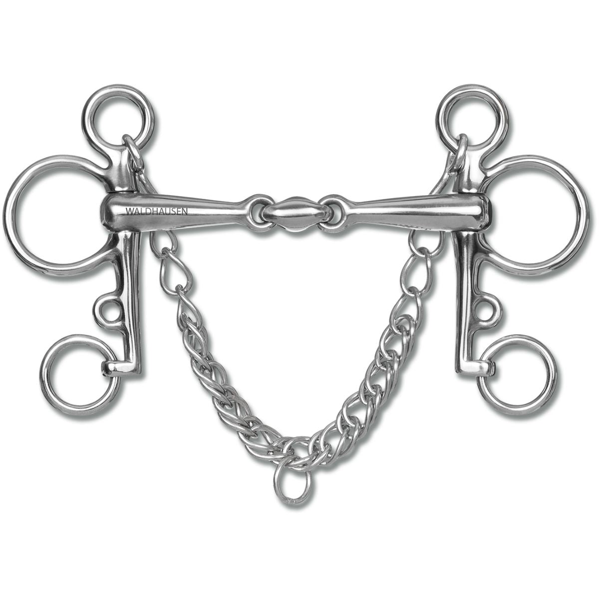 Waldhausen Bocado Pelham 16mm Doble Articulado