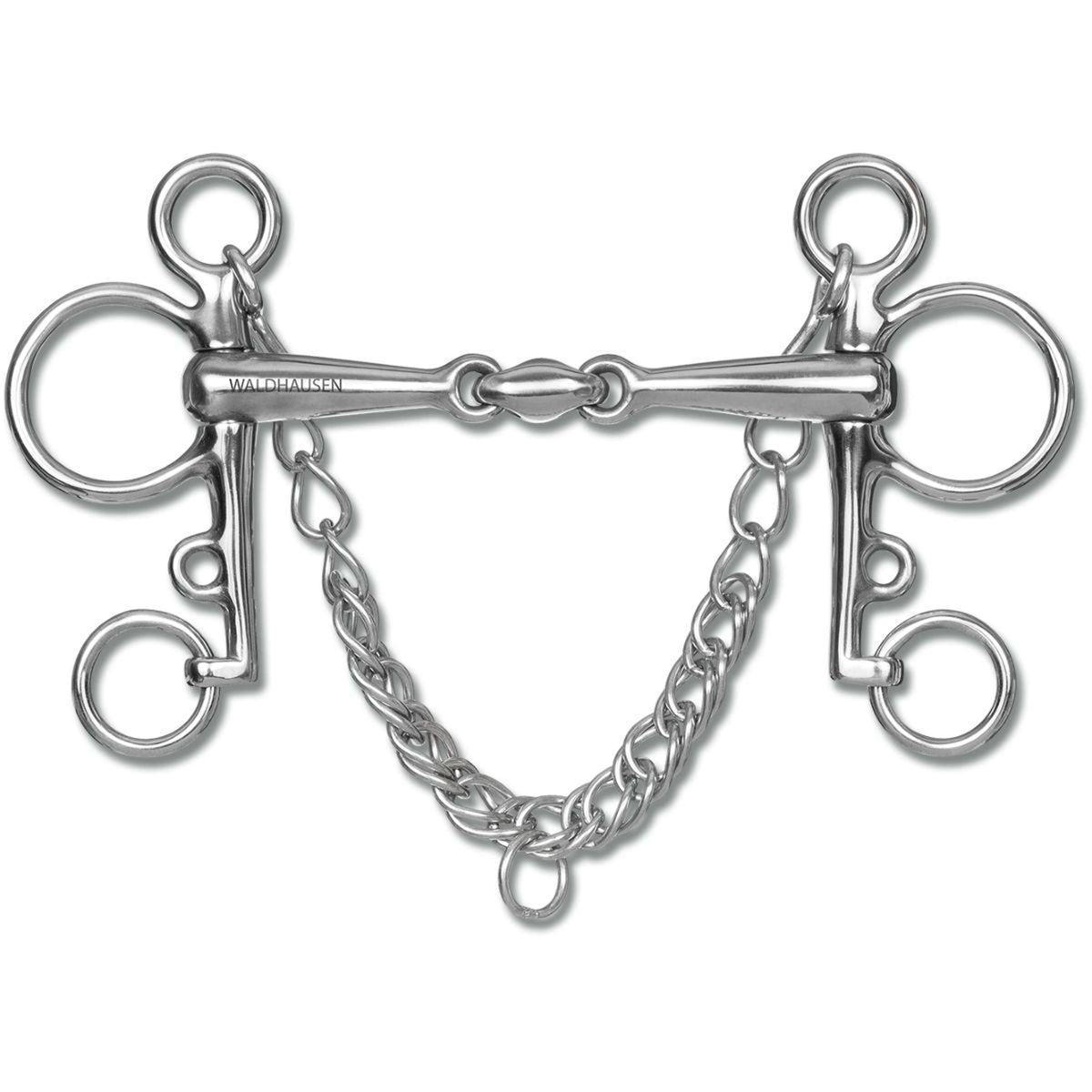 Waldhausen Bocado Pelham 16mm Doble Articulado