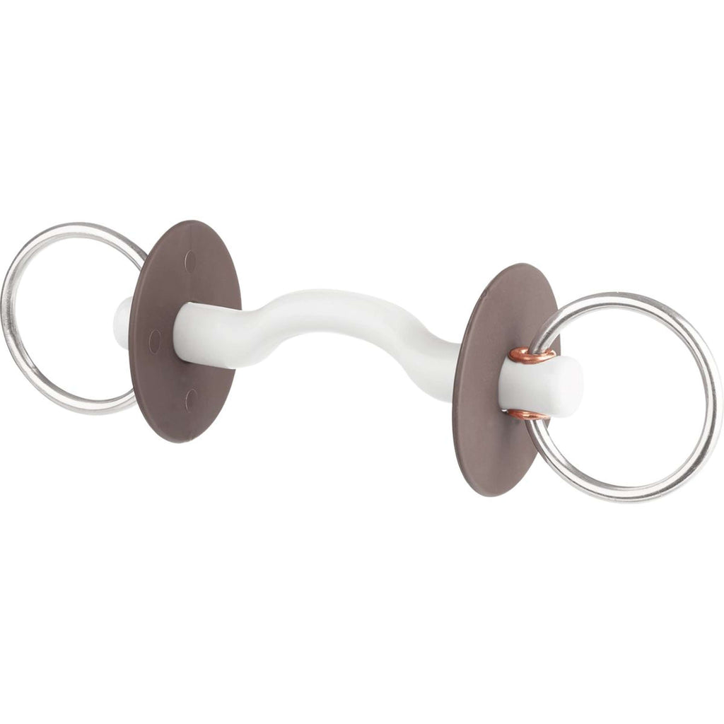 Beris Mordaza de Anilla Suelta 6cm 18mm con Puente Suave para la Lengua