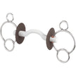 Beris Mordedor de 3 Anillos con Puente Duro para la Lengua