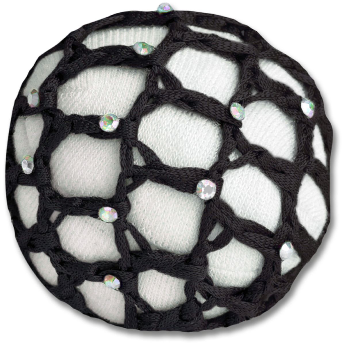 Waldhausen Red para el Cabello con Piedras Brillantes Negro