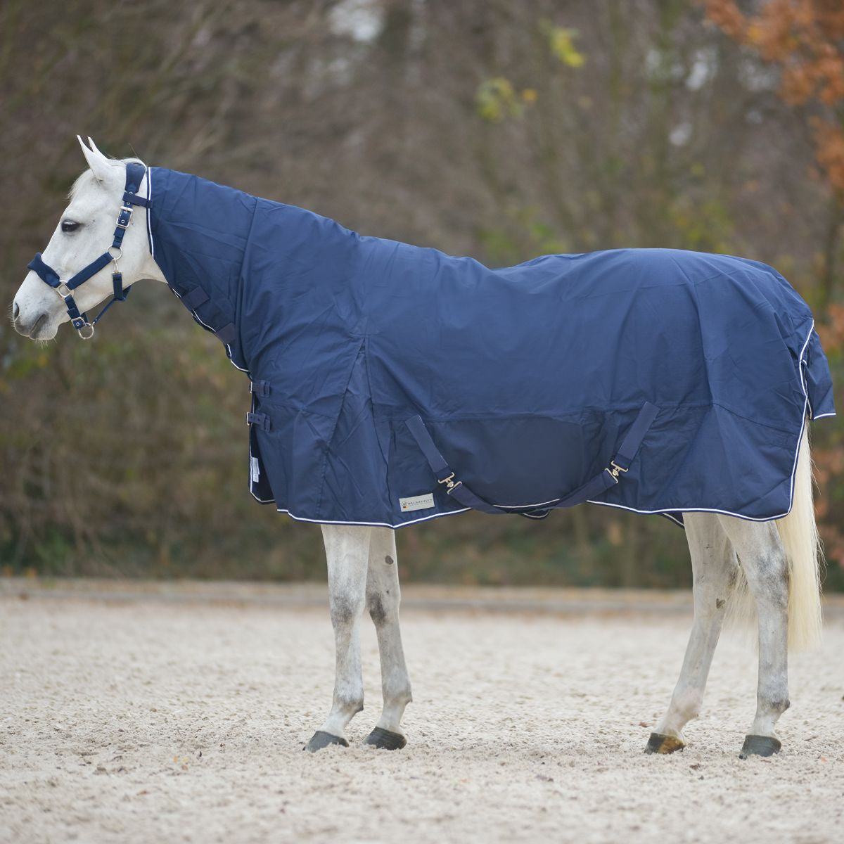 Waldhausen Manta Impermeable con Parte del Cuello Nightblue
