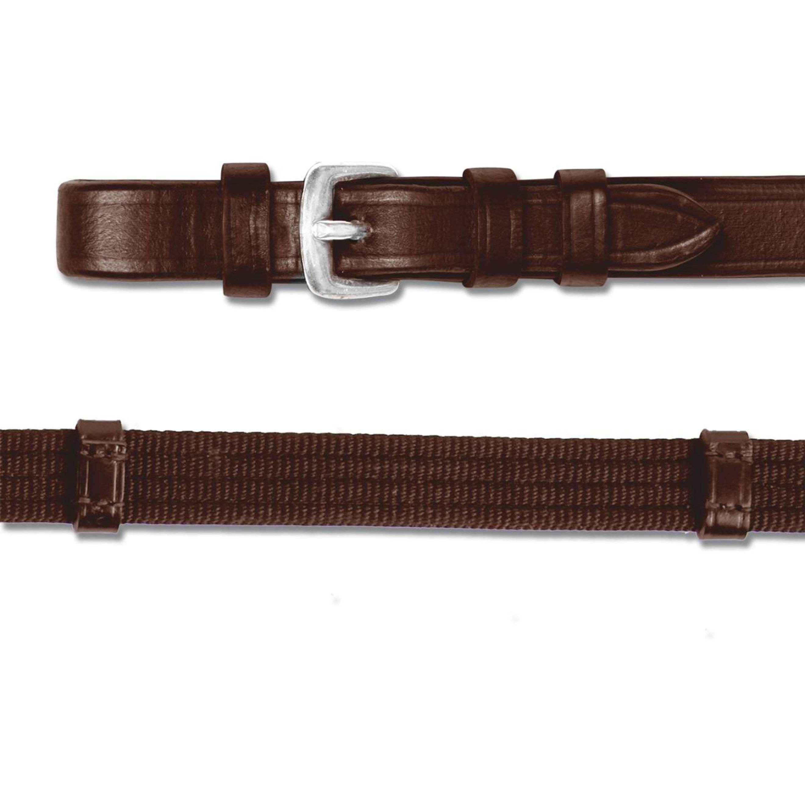 Waldhausen Riendas X-Line 19mm Cinta tejida Marron Waldhausen Riendas X-Line 19mm Cinta tejida Marron