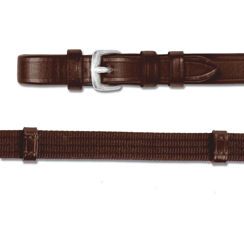 Waldhausen Riendas X-Line 19mm Cinta tejida Marron