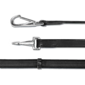 Waldhausen Riendas X-Line 19mm Antideslizante con Mosquetones Negro