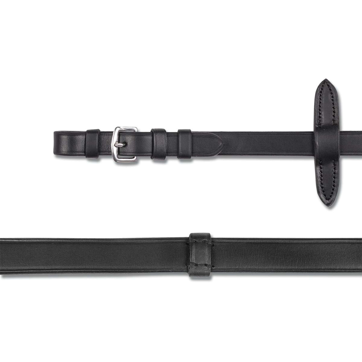 Waldhausen Riendas X-Line Leder Extra Lang Negro