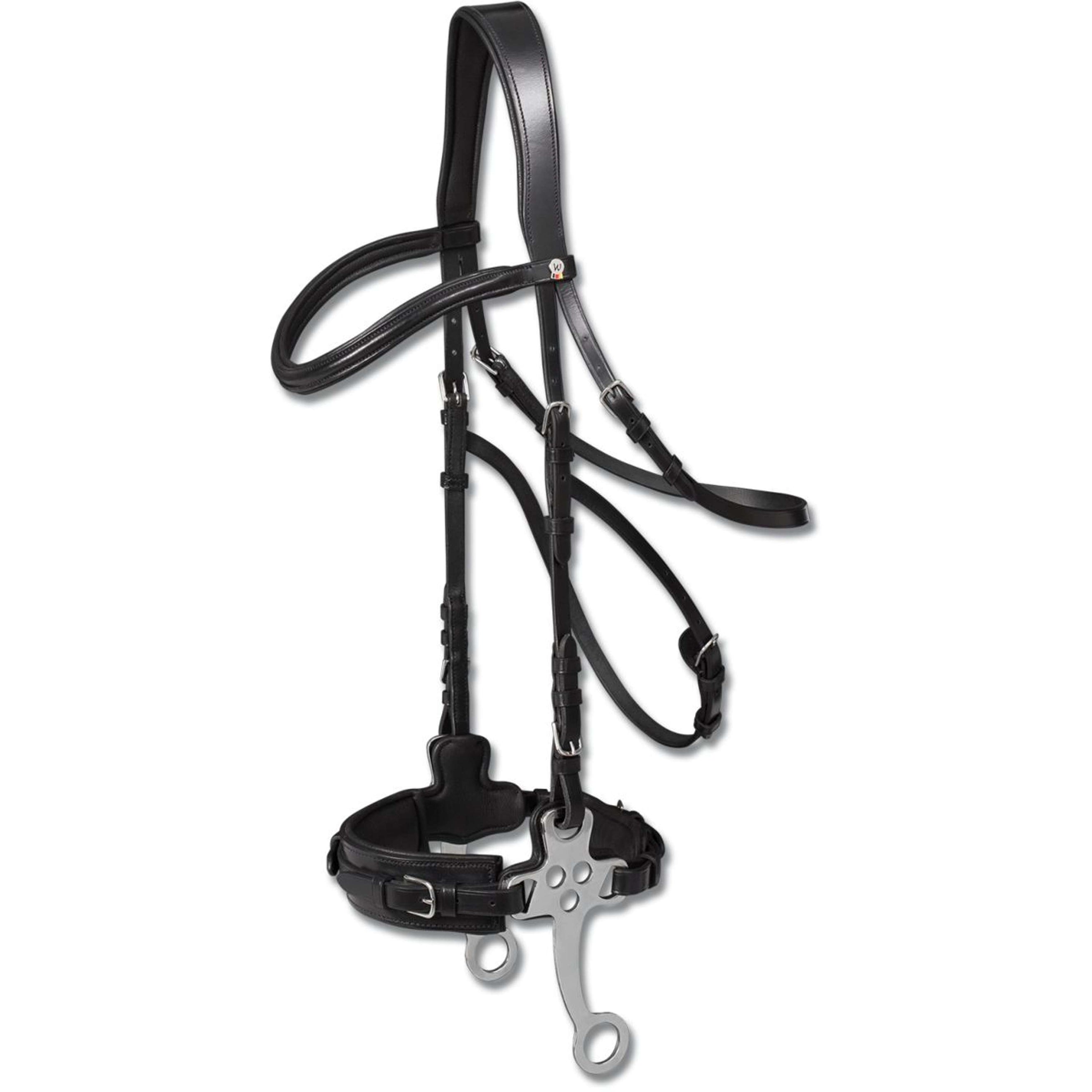 Waldhausen Hackamore Hackamore X-Line Negro