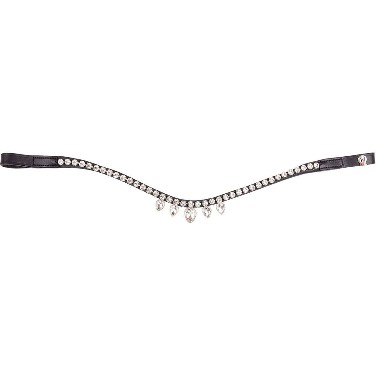 Waldhausen Frontal X-Line Diadem Negro/Blanco