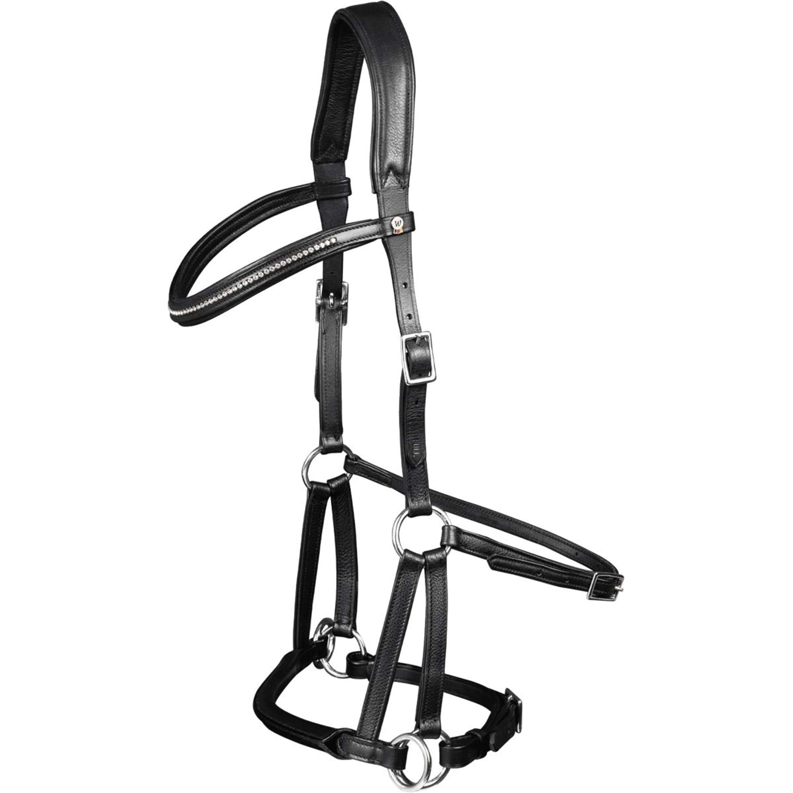 Waldhausen Brida sin Bocado X-Line Supersoft Nuova Negro