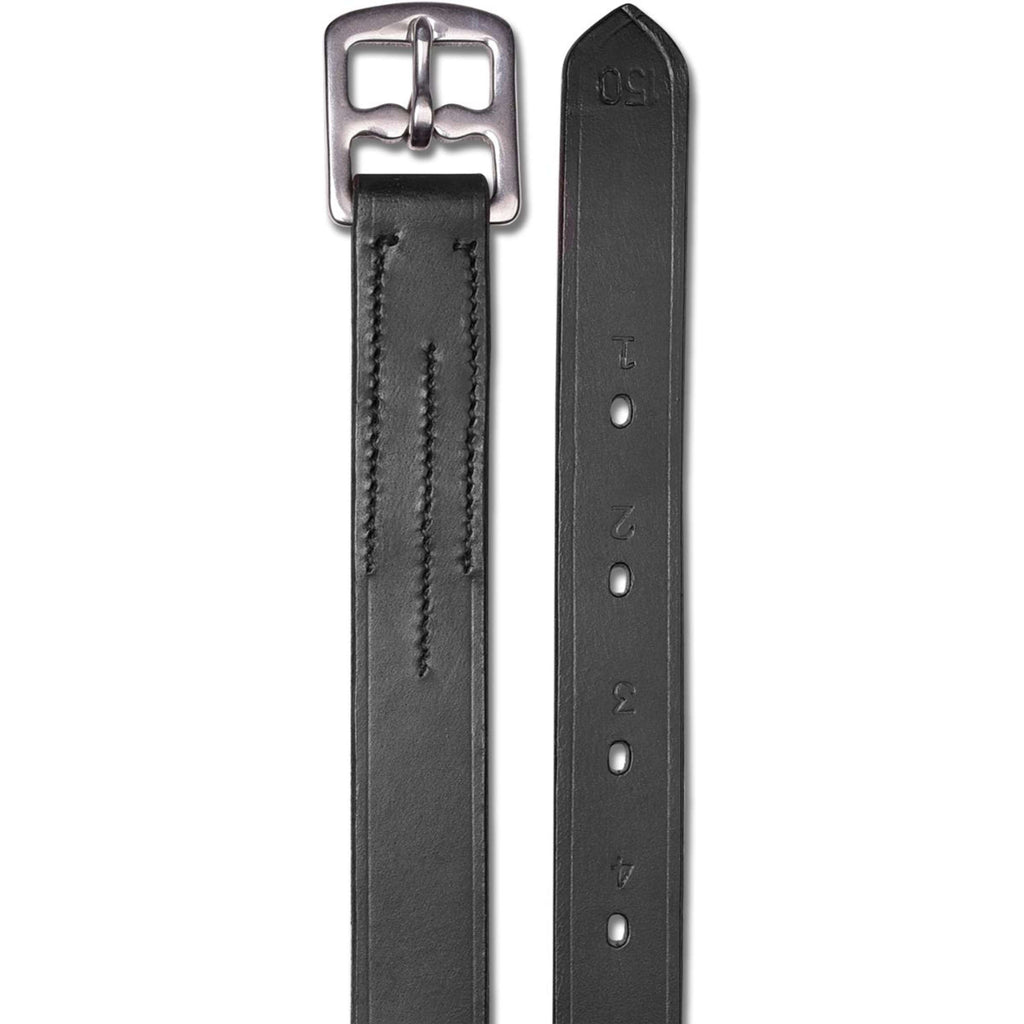 Waldhausen Correas de estribo X-Line 25mm Leder Negro