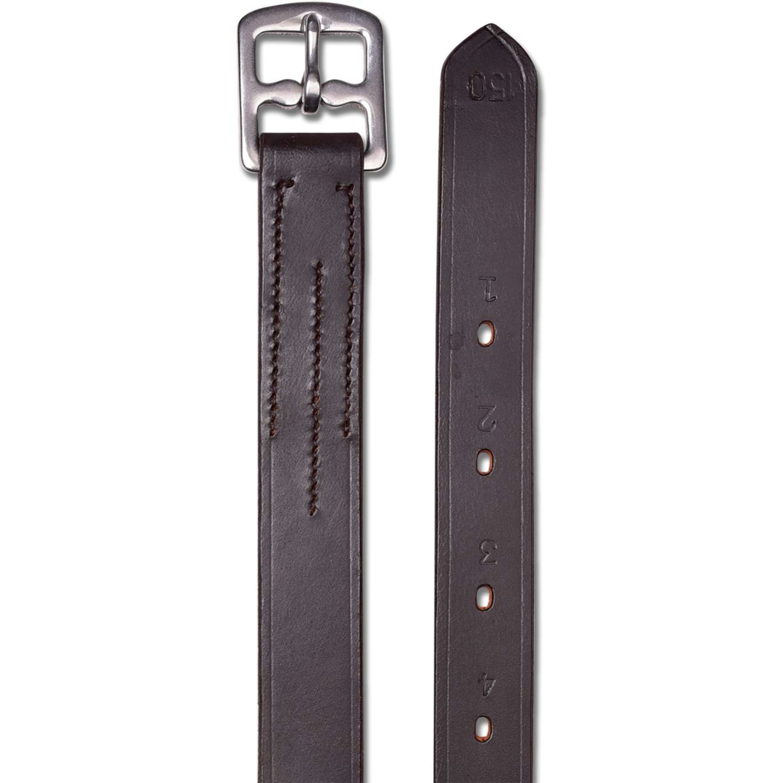 Waldhausen Correas de estribo X-Line 25mm Leder Marron