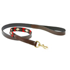 WeatherBeeta Correa para Perro Polo Cuero Cowdray/Brown/Black/Red/White