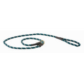 Weatherbeeta Correa para perro deslizante Cuerda De Cuero Hunter Green/Brown