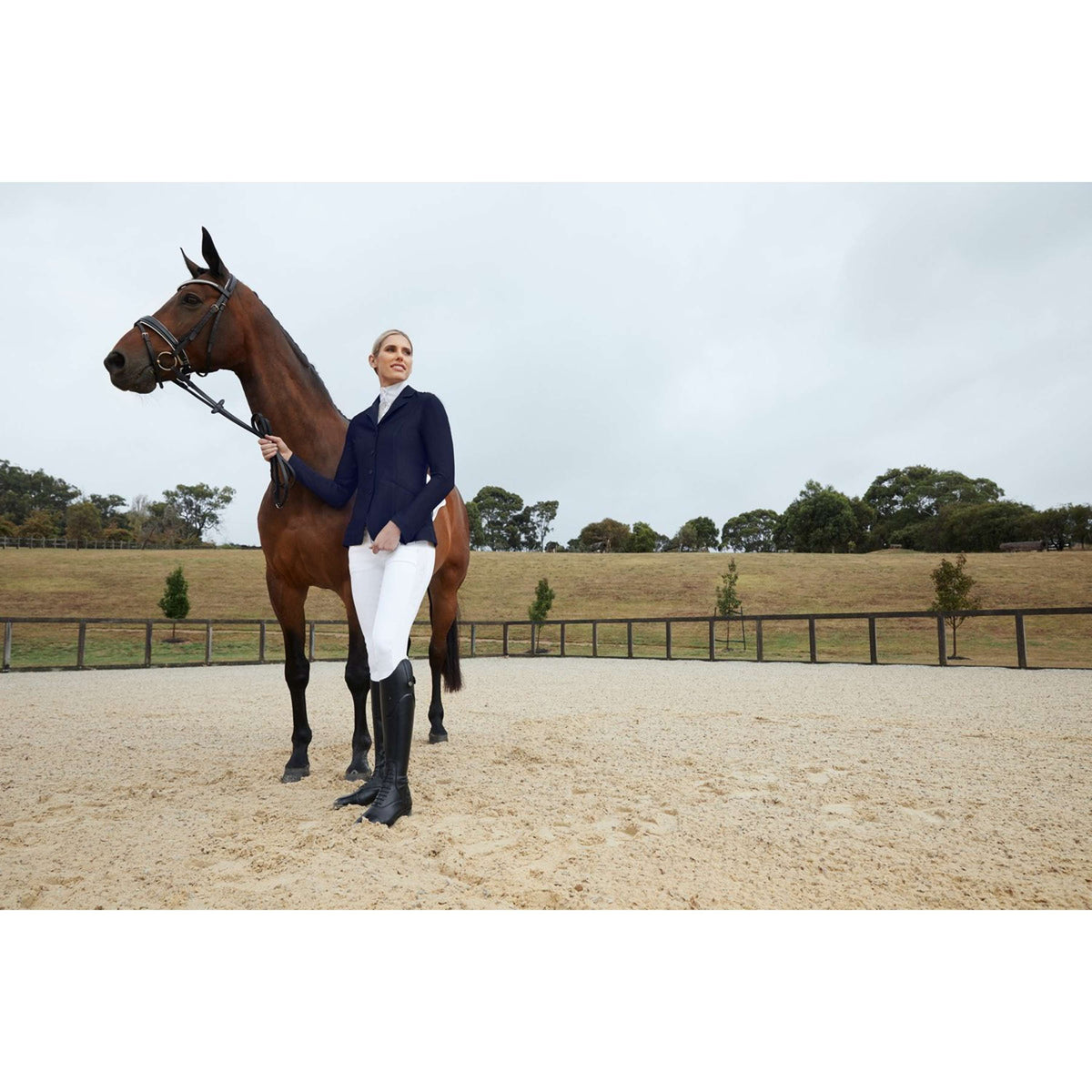 Dublin Chaqueta de Competición Hanna Mesh Tailored II Navy