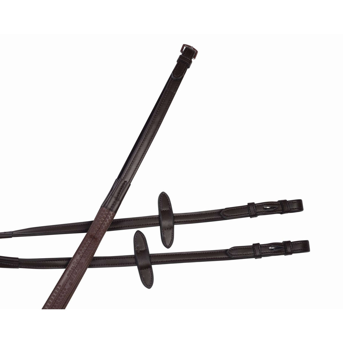 Collegiate Riendas Syntovia+ Caucho Marron