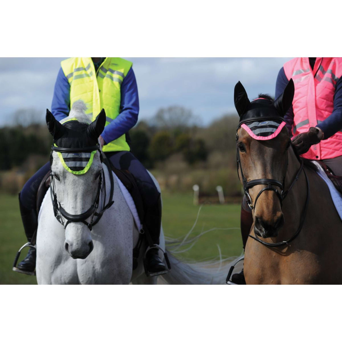 Weatherbeeta Bonete para Orejas Reflective Rosa