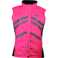 Weatherbeeta Chaleco Reflective HiVis Ligero Impermeable Rosa