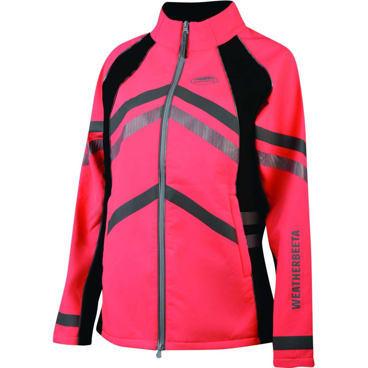 Weatherbeeta Chaqueta Reflective HiVis Forro Polar Softshell Rosa