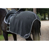 Weatherbeeta Manta de ejercicio Thermocell Quarter Sheet Gris Oscuro Blanco