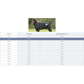 Weatherbeeta Dog Coat Forro polar Therapy-Tec Negro/Plata/Rojo