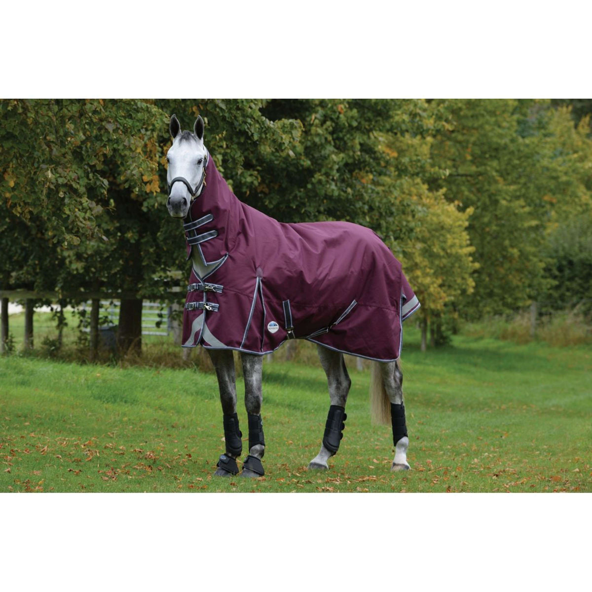 Weatherbeeta Manta de Invierno Comfitec Plus Dynamic II Combo Neck Medium Granate/Gris/Blanco