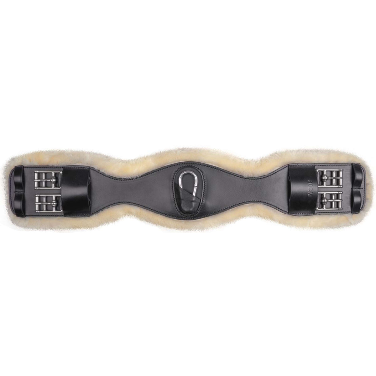 Waldhausen Cincha Leather ECO Wool Corto Negro