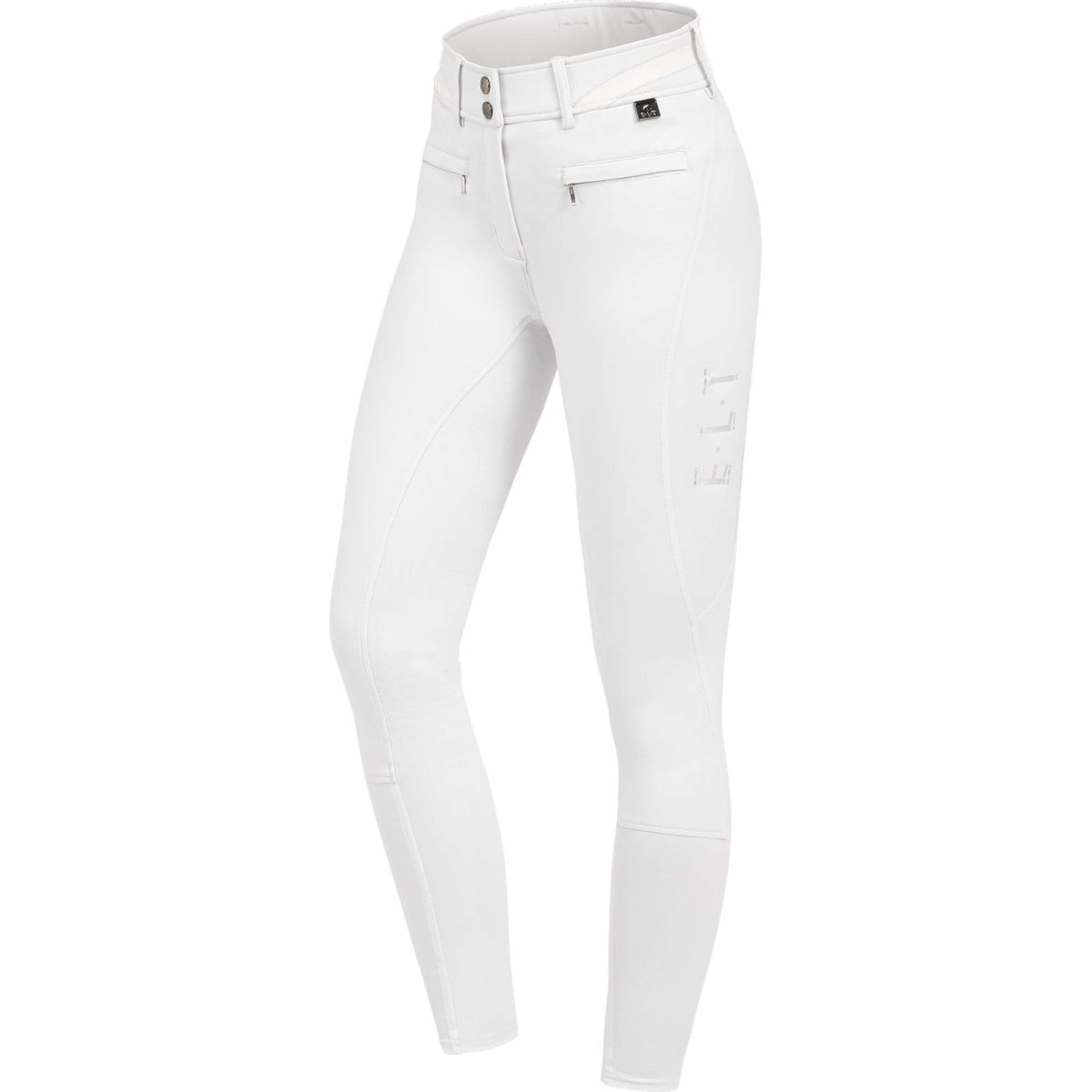 ELT Pantalón de Equitación Maja Glam Curved High Waist Blanco ELT Pantalón de Equitación Maja Glam Curved High Waist Blanco