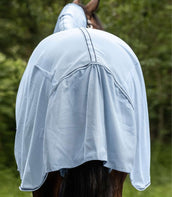 Waldhausen Manta antimoscas/Eccema Protect Azul claro/Azul oscuro