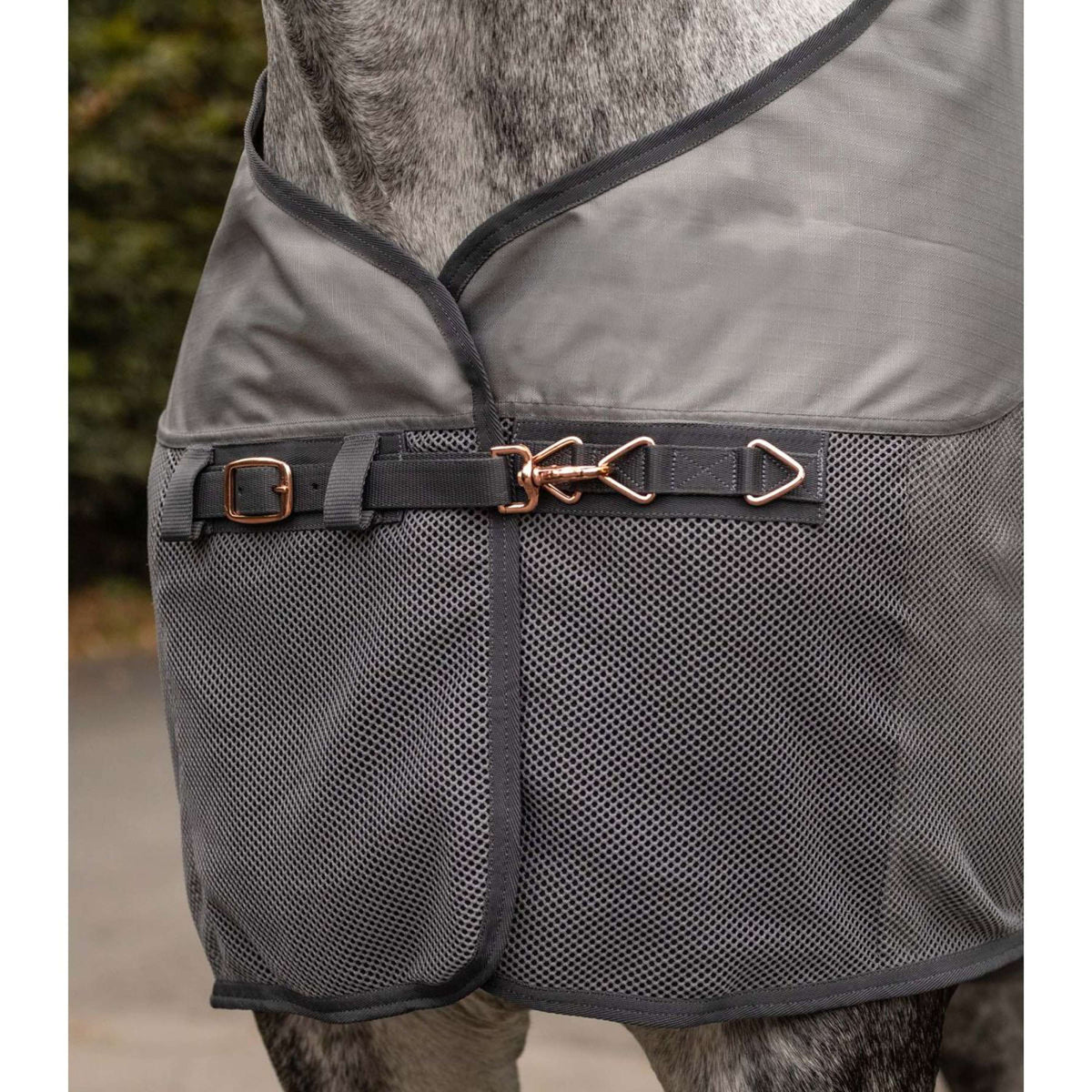 Waldhausen Manta Antimoscas Comfort Español (ES): Espalda Impermeable Gris