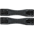 Waldhausen Protectores de Espuelas Cuero Negro/Cocodrilo
