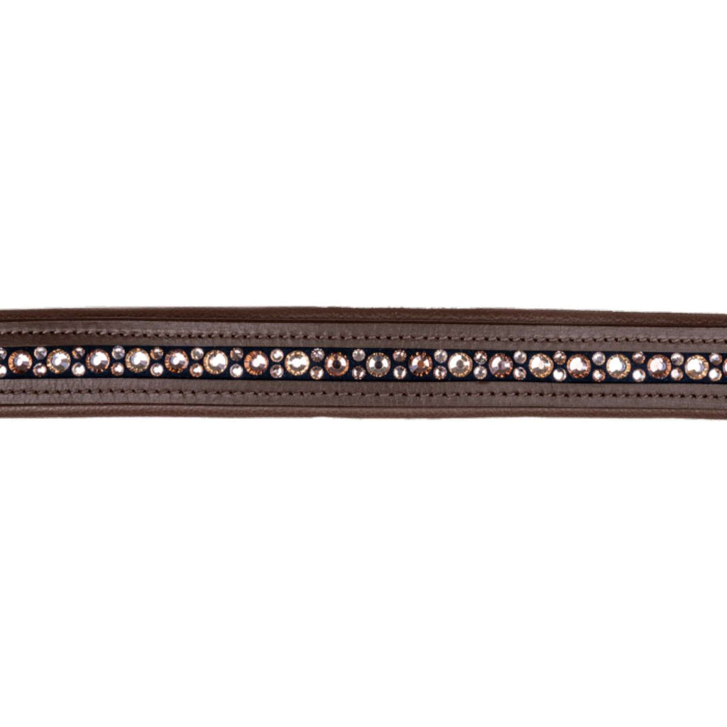 Waldhausen Cabestro Crystal Cuero Marron/oro