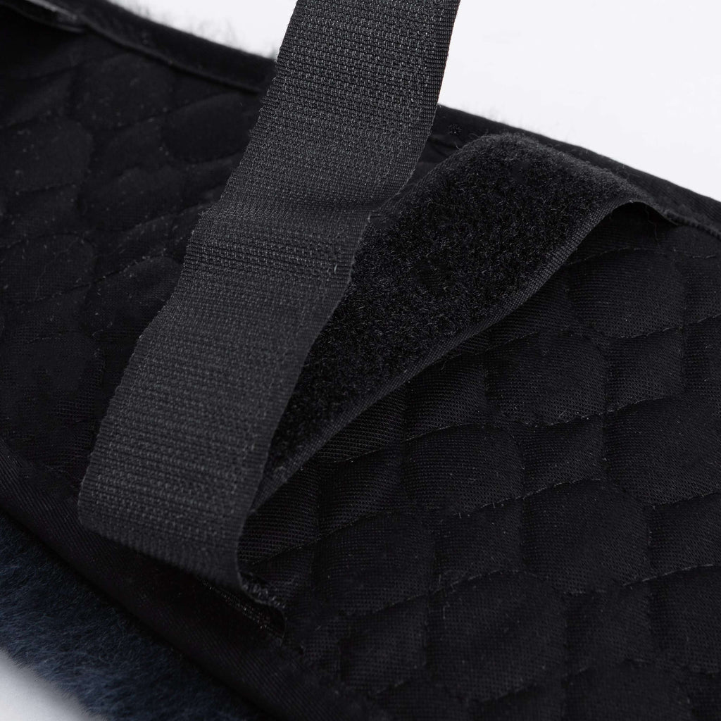 Werner Christ Cubierta de Piel para Cincha Contoured Negro/Antracita