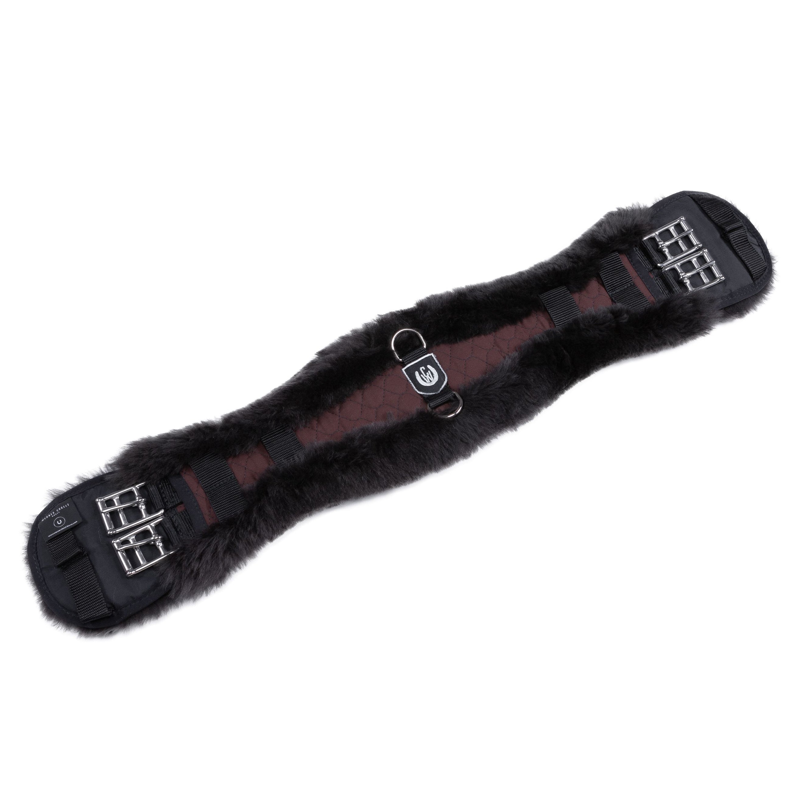 Werner Christ Cincha de doma Anatomic con Pelo Marron