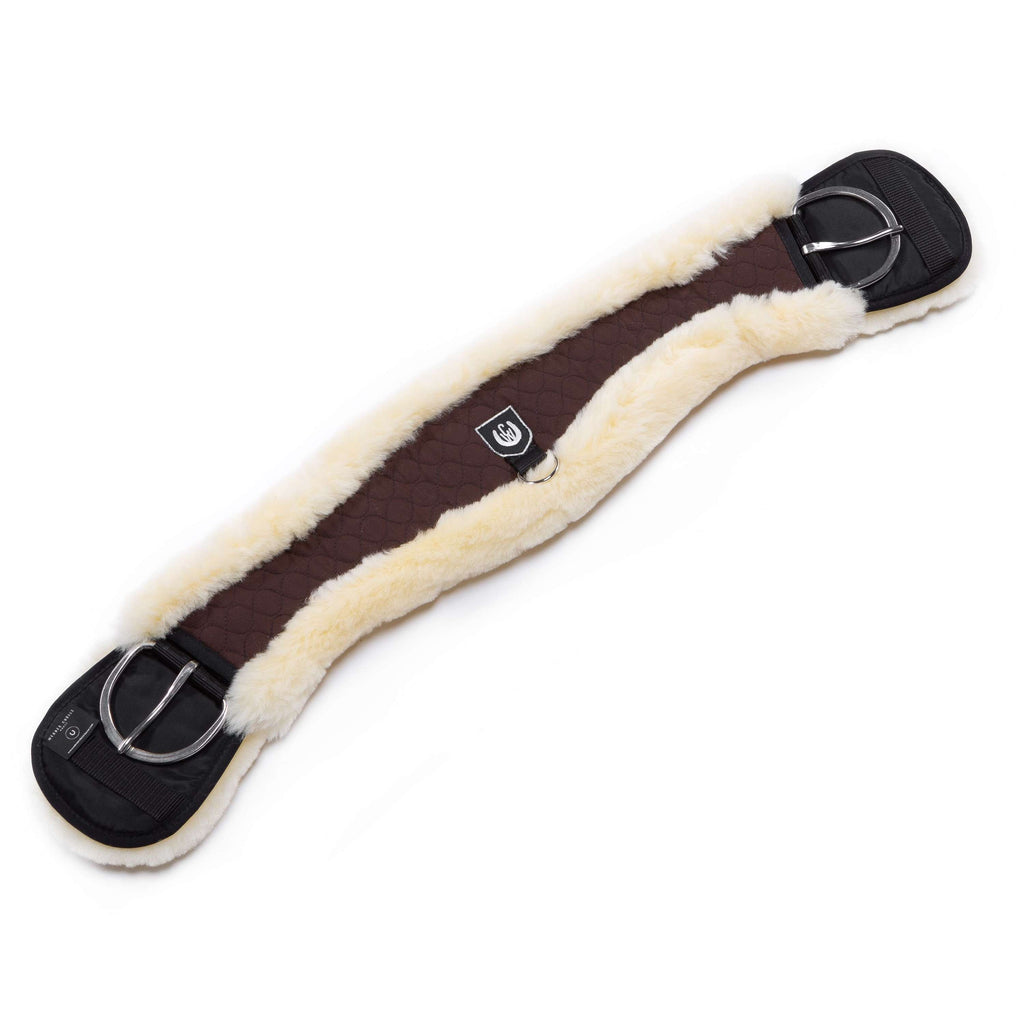 Werner Christ Cincha Western Moonshaped Anatomisch Marron/Natural